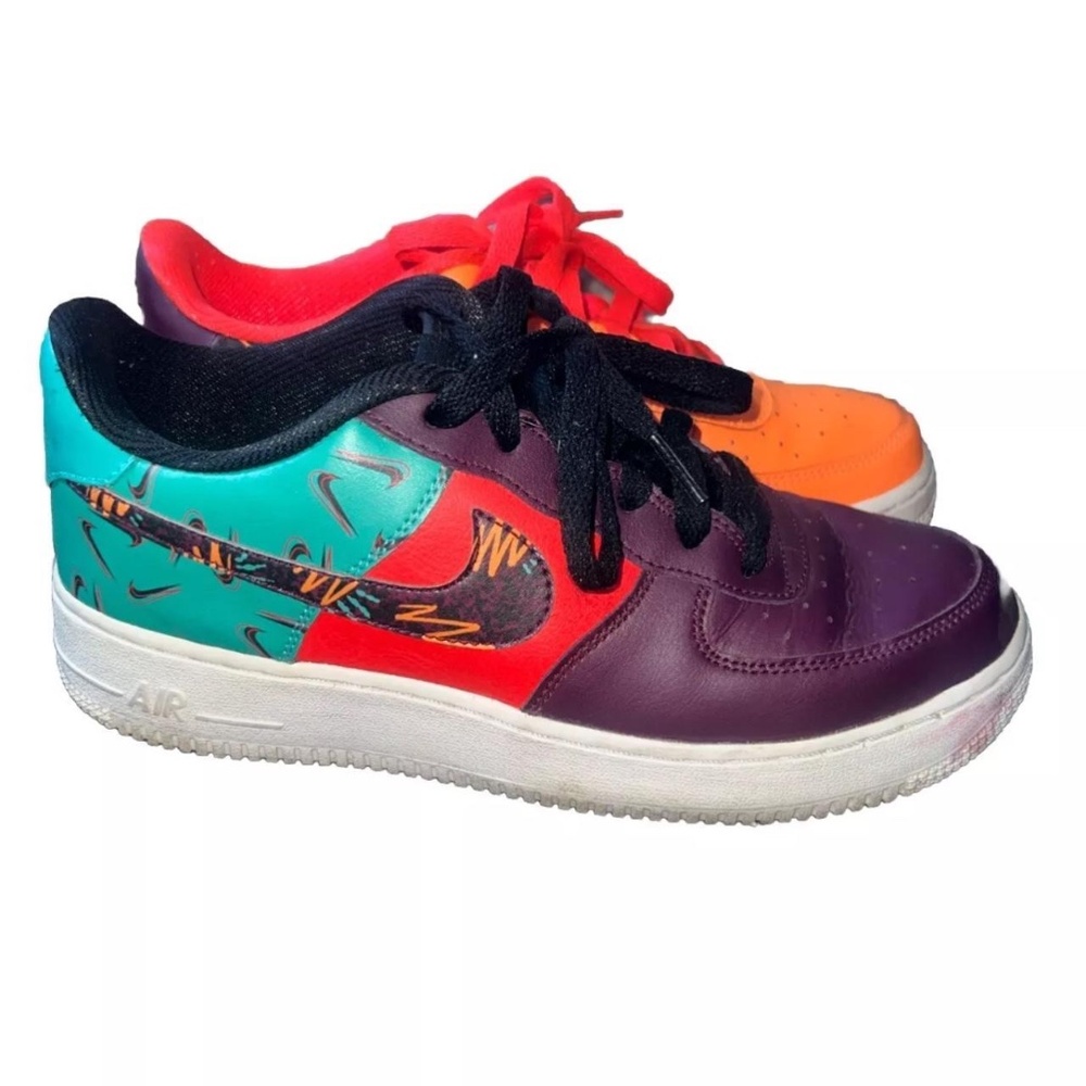 Kids Nike Air Force 1 LV8 GS 'What The 90s' | Orange/Purple
